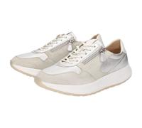 Sneaker SIOUX "Sunivla-700-J", Damen, Gr. 37 (UK 4), grau, Obermaterial: 50% Lammveloursleder LAVL. 50% Ziegenleder goatskin. 100% Gummi rubber., Schuhe Sneaker (32555211-37) grau
