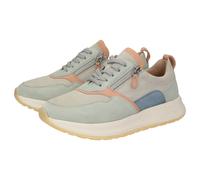 Sneaker SIOUX "Sunivla-702-J", Damen, Gr. 38 (UK 5), grün (hellgrün), Obermaterial: 100% Lammveloursleder LAVL. 100% Gummi rubber., Schuhe Sneaker (53538867-38) hellgrün