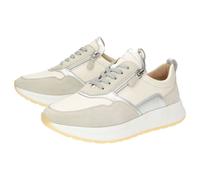 Sneaker SIOUX "Sunivla-702-J", Damen, Gr. 42 (UK 8), grau (hellgrau), Obermaterial: 40% Lammveloursleder LAVL. 30% Lammnappaleder LANA. 30% Ziegenleder goatskin. 100% Gummi rubber., Schuhe Sneaker (36