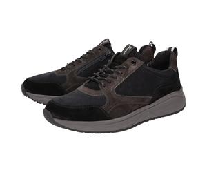 Sneaker SIOUX "Tasulio-702-J", Herren, Gr. 42.5 (UK 8 1/2), schwarz, Obermaterial: 50% Kalbsveloursleder CAVL. 50% Lammveloursleder LAVL. 100% Gummi rubber., Schuhe Sneaker (81100837-42,5) schwarz