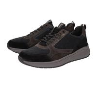 Sneaker SIOUX "Tasulio-702-J", Herren, Gr. 42 (UK 8), schwarz, Obermaterial: 50% Kalbsveloursleder CAVL. 50% Lammveloursleder LAVL. 100% Gummi rubber., Schuhe Sneaker (81100837-42) schwarz