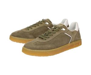Sneaker SIOUX "Tedroso-708", Herren, Gr. 39 (UK 5 1/2), grün, Obermaterial: 100% Kalbsveloursleder CAVL. 100% Gummi rubber., Schuhe Sneaker (59051625-39) grün