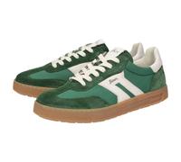 Sneaker SIOUX "Tedroso-713", Herren, Gr. 43 (UK 9), grün, Obermaterial: 40% Kalbsveloursleder CAVL. 30% Textilmaterial TEXMAT. 30% Lammleder LEL. 100% Gummi rubber., Schuhe Sneaker (29687120-43) grün