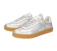 Sneaker SIOUX "Tedroso-DA-705", Damen, Gr. 38 (UK 5), silber, Obermaterial: 100% Ziegenleder goatskin. 100% Gummi rubber., Schuhe Sneaker (33882825-38) silber