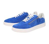 Sneaker SIOUX "Tedroso-DA-712", Damen, Gr. 42UK8, blau, Obermaterial: 100% Kalbsveloursleder CAVL. 100% Gummi rubber., Schuhe Sneaker (57396353-42) blau