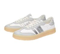 Sneaker SIOUX "Tedroso-DA-713", Damen, Gr. 42 (UK 8), silber, Obermaterial: 50% Lammnappaleder LANA. 50% Lammleder LEL. 100% Gummi rubber., Schuhe Sneaker (86678511-42) silber