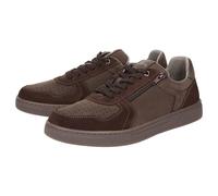 Sneaker SIOUX "Tertulio-700-H", Herren, Gr. 42UK8, braun (dunkelbraun), Obermaterial: 50% Kalbsveloursleder CAVL. 50% Rindnubukleder CNU. 100% Gummi rubber., Schuhe Sneaker (55574437-42) dunkelbraun