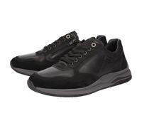 Sneaker SIOUX "Turibio-713-J", Herren, Gr. 42 (UK 8), schwarz, Obermaterial: 40% Kalbsveloursleder CAVL. 30% Rindnubukleder CNU. 30% Lammnappaleder LANA. 100% Gummi rubber., Schuhe Sneaker (39609927-4