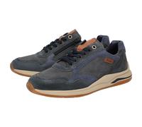 Sneaker SIOUX "Turibio-713-J", Herren, Gr. 44.5 (UK 10), blau (dunkelblau), Obermaterial: 50% Kalbsveloursleder CAVL. 50% Kalbsnubukleder CANU. 100% Gummi rubber., Schuhe Sneaker (89230239-44,5) dunke
