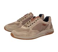 Sneaker SIOUX "Turibio-713-J", Herren, Gr. 45 (UK 10 1/2), braun (hellbraun), Obermaterial: 50% Kalbsveloursleder CAVL. 50% Kalbsnubukleder CANU. 100% Gummi rubber., Schuhe Sneaker (74303053-45) hellb