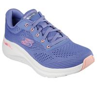 Sneaker SKECHERS "ARCH FIT 2.0-BIG LEAGUE", Damen, Gr. 35, blau (blau, rosa), Textil, Schuhe Sneaker, Fitnessschuh, Trainingsschuh, Freizeitschuh mit guter Dämpfung (42353540-35) blau, rosa