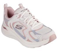 Sneaker SKECHERS "ARCH FIT 2.0", Damen, Gr. 40, weiß (rosa, weiß), Lederimitat, Mesh, Schuhe Sneaker, Chunky Sneaker, Schnürschuh mit Plateau Sohle (42569323-40) rosa, weiß