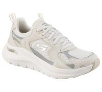 Sneaker SKECHERS "ARCH FIT 2.0", Damen, Gr. 41, natur, hellgrau, Lederimitat, Mesh, Schuhe Sneaker, Chunky Sneaker, Schnürschuh mit Plateau Sohle (51852726-41) natur, hellgrau