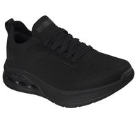 Sneaker SKECHERS "BOBS ARC WAVES 2.0", Herren, Gr. 44, schwarz (schwarz, schwarz), Textil, unifarben, Schuhe Sneaker, Schnürschuh, Laufschuh in veganer Verarbeitung (46737361-44) schwarz, schwarz