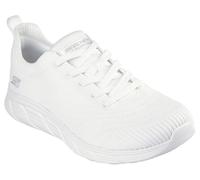 Skechers Bobs B Flex Lo-Schnürschuh für Damen, Weiß/Flyaway Orchidee, 36 EU
