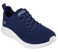 Sneaker SKECHERS "BOBS B FLEX LO-GRACEFUL STRIDE", Damen, Gr. 39, blau (navy), Textil, Schuhe Sneaker, mit leichter EVA-Laufsohle (81782907-39) navy