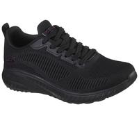 Sneaker SKECHERS "BOBS SQUAD CHAOS FACE OFF", Damen, Gr. 37, schwarz, Textil, Schuhe Sneaker, Freizeitschuh, Halbschuh, Schnürschuh mit Komfort-Innensohle, Topseller (29383056-37)