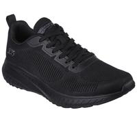 Sneaker SKECHERS "BOBS SQUAD CHAOS", Herren, Gr. 44, schwarz, Textil, Schuhe Sneaker, im monochromen Look, Freizeitschuh, Halbschuh, Schnürschuh (42058920-44)