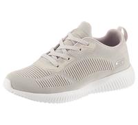 Sneaker SKECHERS "Bobs Squad - Tough Talk", Damen, Gr. 35, beige (natur), Synthetik, Textil, Schuhe Sneaker, Freizeitschuh, Halbschuh, Schnürschuh mit Skech-Knit (10978425-35) natur