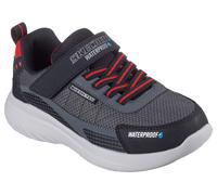 Sneaker SKECHERS "BOUNDER 2.0", Jungen, Gr. 29, schwarz, grau, Lederimitat, Textil, Schuhe Sneaker, Trekkingschuh mit waterproof, Größenschablone zum Download (25981221-29)