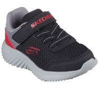 Sneaker SKECHERS "Bounder - Trekzic", Jungen, Gr. 22, schwarz (schwarz, rot), Lederimitat, Schuhe Sneaker, Freizeitschuh, Klettschuh, Schnürschuh mit Komfort-Innensohle (23481710-22)