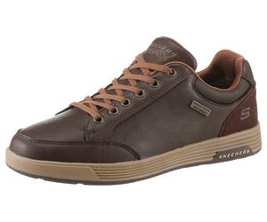 Sneaker SKECHERS "CAVELL-SPARKMAN", Herren, Gr. 41, braun, Lederimitat, Schuhe Sneaker, Freizeitschuh, Halbschuh, Schnürschuh aus wasserabweisendem Material (87368523-41) braun