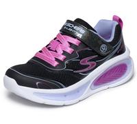 Sneaker SKECHERS "COSMIC GLOW 2.0 Blinkschuh", Mädchen, Gr. 36, pink (schwarz, multi), Schuhe Sneaker, Blinkschuh mit Elastik-Schnürsenkeln, Größenschablone zum Download (51307414-36) schwarz, multi