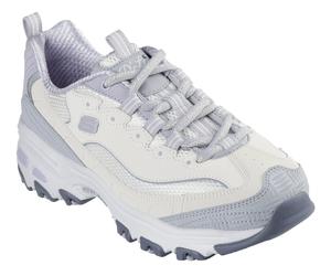 Sneaker SKECHERS "D'LITES", Damen, Gr. 35, beige (beige, grau), Lederimitat, Textil, Schuhe Sneaker, Plateausneaker, Chunky Sneaker, Freizeitschuh mit Dämpfung (67729215-35) beige, grau