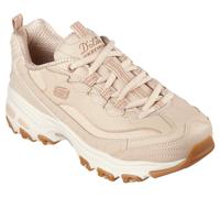 Sneaker SKECHERS "D'LITES-GOOD NEUTRAL", Damen, Gr. 35, beige (natur), Leder, Schuhe Sneaker, Chunky Sneaker, Plateausneaker mit Memory Foam (26370309-35)