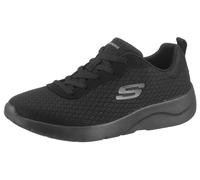 Sneaker SKECHERS "Dynamight 2.0 - Eye to Eye", Damen, Gr. 37, schwarz, Textil, Lederimitat, sportlich, Schuhe, Freizeitschuh, Halbschuh, Schnürschuh mit Memory Foam (76803826-37) schwarz