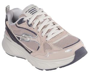 Sneaker SKECHERS "EDGERIDE", Damen, Gr. 41, taupe, Lederimitat, Mesh, Schuhe Sneaker, Chunky Sneaker, Schnürschuh mit Plateau Sohle (48282810-41) taupe