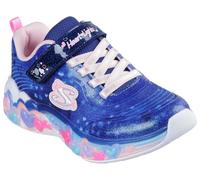 Skechers Sneaker Eternal Heart Lights Mädchen Blinklicht Klettverschluss Glitzer Navy/Multi Größe 32
