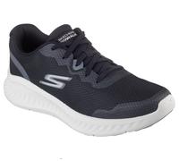Sneaker SKECHERS "GO WALK NOW-VILIGENT", Herren, Gr. 45, schwarz, Textil, Schuhe Sneaker, Schnürschuh, Halbschuh, Freizeitsneaker mit verstärkter Kappe (97496149-45) schwarz