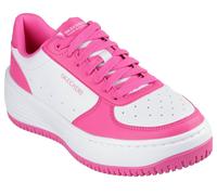 Sneaker SKECHERS "GRAND 92-STEADY WINNING", Damen, Gr. 41, pink (weiß, pink), Lederimitat, kontrastfarbene Details, Schuhe Sneaker, Retro Sneaker, Plateausneaker mit markanter Laufsohle (29172438-41)