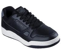 Sneaker SKECHERS "Harry Kane - Off Pitch Collection: Koopa - Harry Kane Court", Damen, Gr. 41, schwarz (schwarz, grau), Leder, Schuhe Sneaker, Retro Sneaker signiert vom weltbekannten Fußballstar Harr