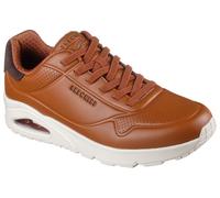 Sneaker SKECHERS "Harry Kane - Off Pitch Collection: Uno - Harry Kane Air", Damen, Gr. 46, braun, Lederimitat, Textil, Schuhe Sneaker, Schnürschuh signiert vom weltbekannten Fußballstar Harry Kane (43
