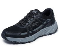 Sneaker SKECHERS "HILLCREST 2.0-SABBADAY FALLS", Herren, Gr. 45, schwarz, Lederimitat, Schuhe Sneaker, Trekkingschuh, Schnürschuh mit Water Repellent (59887049-45)