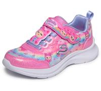 Sneaker SKECHERS "JUMPSTERS 2.0", Mädchen, Gr. 28, pink, multi, Textil, kontrastfarbene Details, Schuhe Sneaker, Klettschuh "Cutie Critters", Grössenschablone zum Download (82705928-28) pink, multi