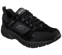 Sneaker SKECHERS "Oak Canyon", Damen, Gr. 47,5, schwarz, Leder, Textil, Schuhe Modernsneaker Sneaker low, mit Memory Foam-Ausstattung, Freizeitschuh, Halbschuh, Schnürschuh (19552520-47,5) schwarz