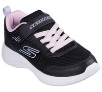 Sneaker SKECHERS "SELECTORS", Mädchen, Gr. 30, schwarz (schwarz, rosa), Lederimitat, Textil, Schuhe Sneaker, Slip-On Sneaker mit Klettverschluss, Größenschablone zum Download (27526332-30) schwarz, ro