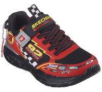 Skechers Meteor-Lights - Krendox 401495N-RDBK, Boy Sneakers,Sports Shoes, Red, 24 EU