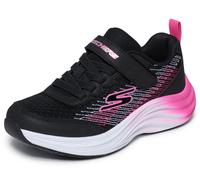 Sneaker SKECHERS "SKECHERS ELITE SPORT PULSE", Mädchen, Gr. 34, pink (schwarz, rosa), Textil, Schuhe Sneaker, Klettsneaker, Halbschuh, Grössenschablone zum Download (84663000-34) schwarz, rosa