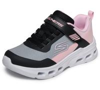 Sneaker SKECHERS "SKECHERS GLIDE-STEP AERO", Mädchen, Gr. 32, schwarz, multi, Lederimitat, Textil, Schuhe Sneaker, Sportschuh mit Klett, Größenschablone zum Download (63611414-32)