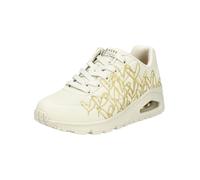 Sneaker SKECHERS "UNO-GOLDEN HEART" Gr. 35, beige (natur, goldfarben) Damen Schuhe (66591167-35) natur, goldfarben
