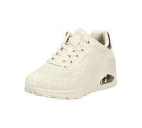 Sneaker SKECHERS "Skechers Sneaker Lederimitat", Damen, Gr. 40, weiß, Lederimitat, Schuhe Sneaker (98170522-40) weiß