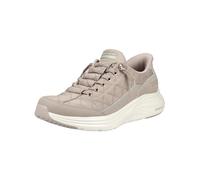 Sneaker SKECHERS "Skechers Sneaker Lederimitat", Damen, Gr. 41, beige (taupe), Lederimitat, Schuhe Sneaker (14747665-41) taupe