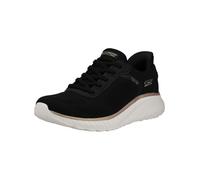 Sneaker SKECHERS "Skechers Sneaker Textil", Damen, Gr. 41, schwarz, weiß, Textil, Schuhe Sneaker (90741258-41) schwarz, weiß