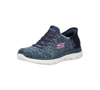 Skechers Damen Summits Dazzling Haze Sneaker, Marineblau, 45.5 EU