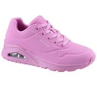 Sneaker SKECHERS "Street Uno - Stand on Air", Damen, Gr. 36, rosa, Lederimitat, Schuhe Sneaker, Freizeitschuh, Halbschuh, Schnürschuh mit Memory Foam (21915848-36)