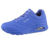 Sneaker SKECHERS "Street Uno - Stand on Air", Damen, Gr. 42, blau (royalblau), Lederimitat, sportlich, Schuhe, im schlichten Look, Freizeitschuh, Halbschuh, Schnürschuh (42745863-42) royalblau